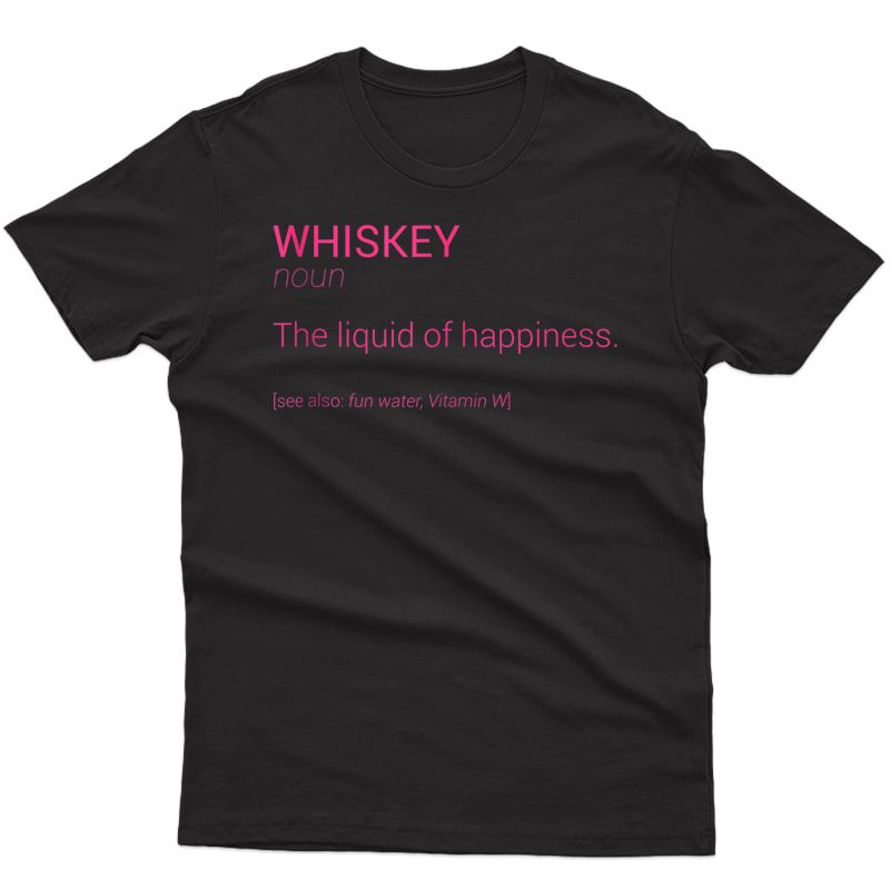 Whiskey Definition Drinking Whisky Meme Fun Bartender Gifts Tank Top Shirts