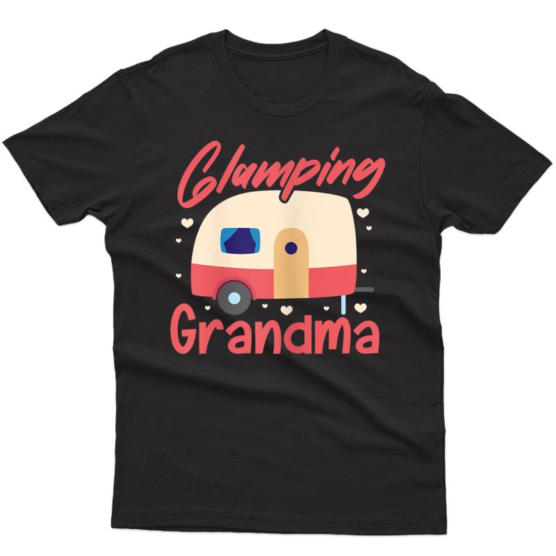  Glamping Grandma Funny Rv Camping Camper Mother's Day T-shirt