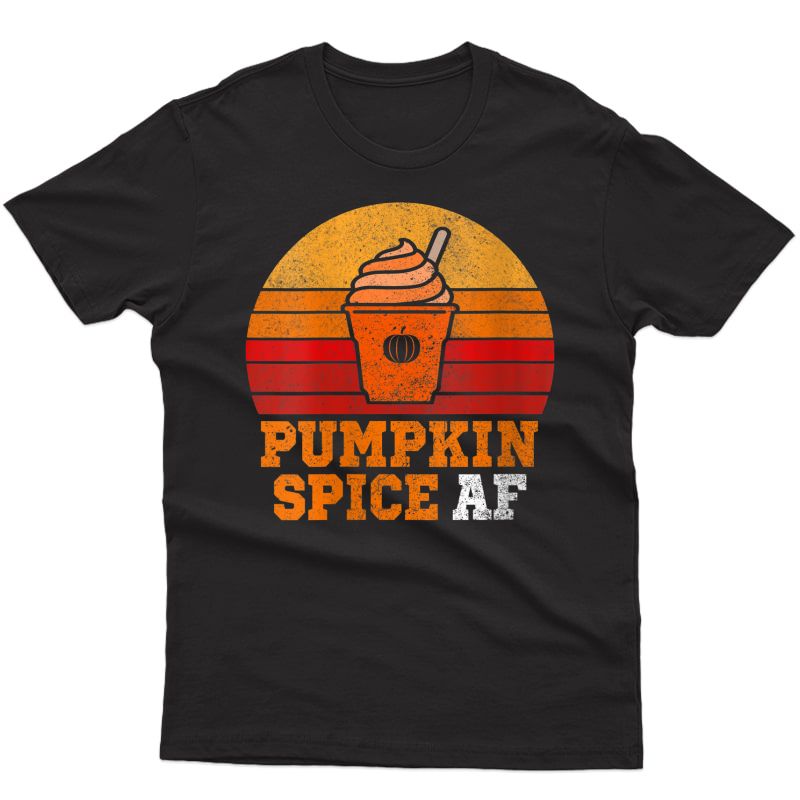  Pumpkin Spice Af Funny Husband Apparel Halloween Gift . T-shirt