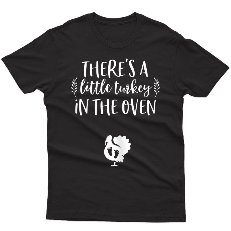  Thanksgiving Pregnancy Announcet Shirt Funny Baby Reveal T-shirt