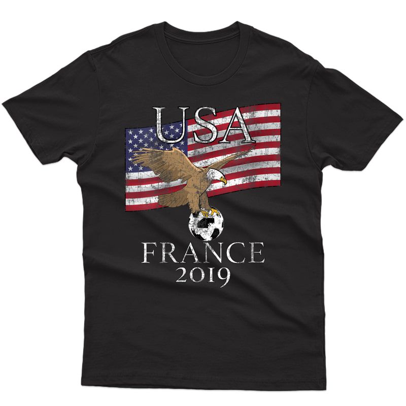  Usa America Soccer Football Cup T-shirt