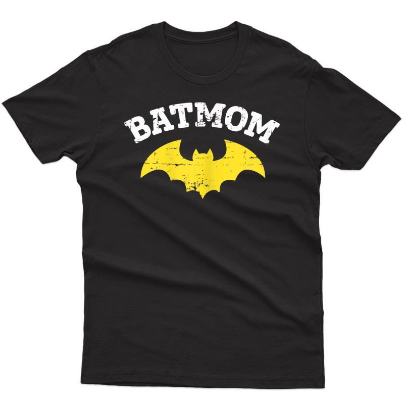  Batmom Vintage Mom Mother Mama Gifts T Shirt T-shirt