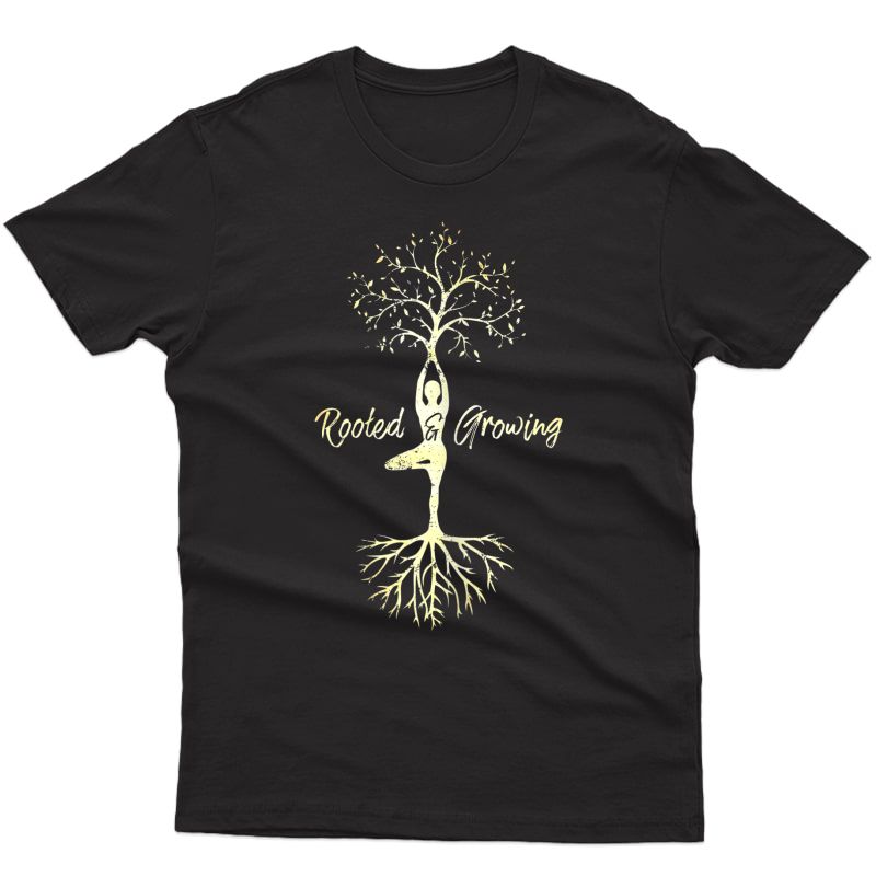  Yoga Tree Of Life Shirt With Sayings Vriksasana Hatha Pose